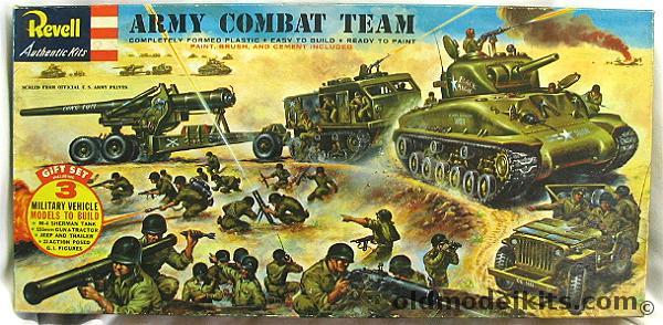 Revell 1/40 Army Combat Team Gift Set 'S' Kit, G527-498  plastic model kit